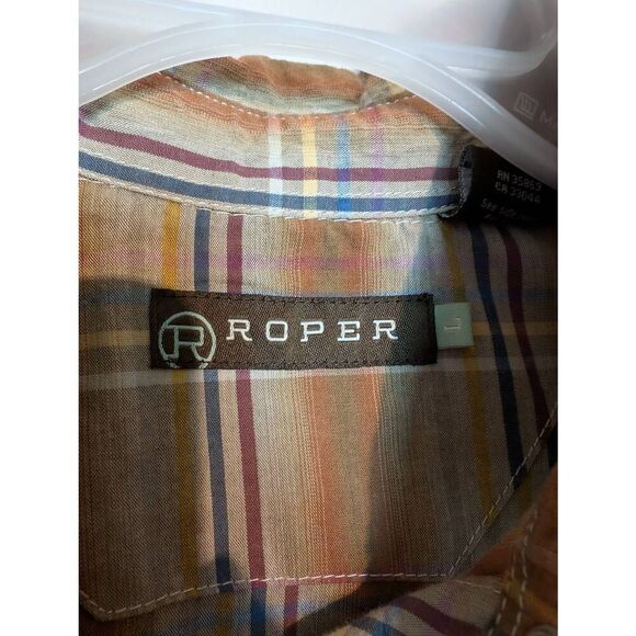 Roper snap front Western shirt size large - Picture 3 of 3